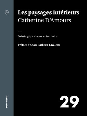 cover image of Les paysages intérieurs